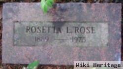 Rosetta Lorene Rose