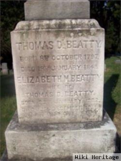 Elizabeth M Beatty