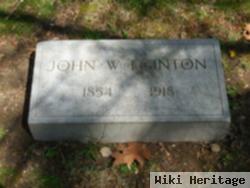 John Watson Eginton, Sr