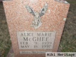 Alice Marie Mcghee