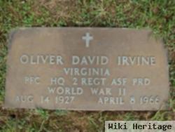 Oliver David Irvine, Sr