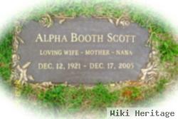 Alpha Christine Booth Scott