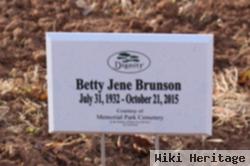 Betty Jene Brunson