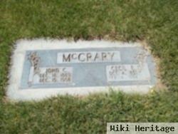 Cecil E Gibbs Mccrary