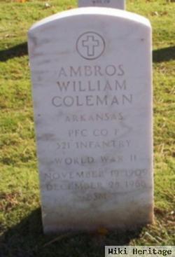 Ambros William Coleman