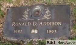 Ronald D Addison