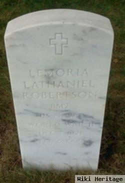 Lemoria Lathaniel Robertson