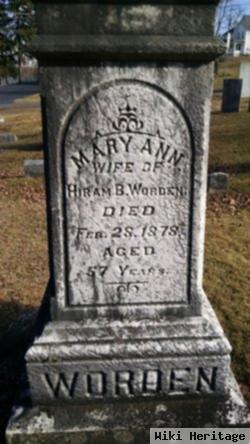 Mary Ann Lockwood Worden