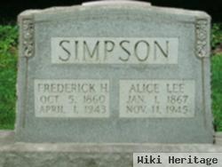 Alice Lee Simpson