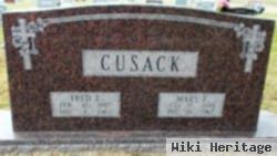 Frederick Edward "fred" Cusack