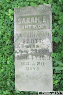 Sarah E Scott