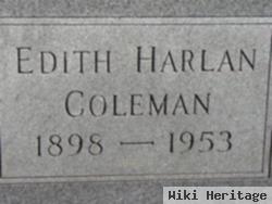 Edith Mae Hakes Harlan Coleman