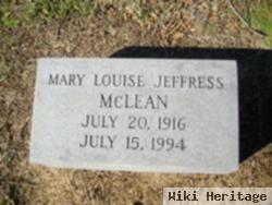 Mary Louise Jeffress Mclean