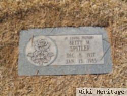 Betty M. Spitler