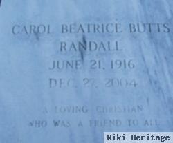 Carol Beatrice Butts Randall