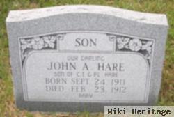 John A Hare