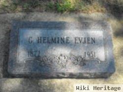 Helmine Gjorgine "minnie" Christopherson Evjen