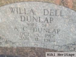 Willa Dell Owensby Dunlap