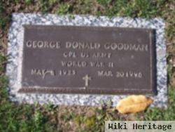 Corp George Donald Goodman