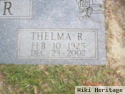 Thelma R Fisher