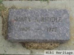 Mary A. Riddle