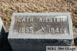 Catherine "kate" Reindl Riester