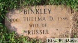 Thelma D Binkley