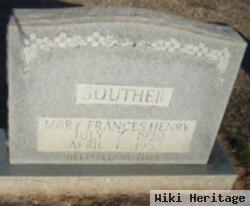 Mary Frances Henry Souther