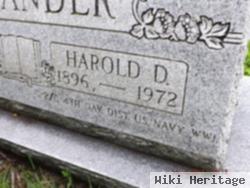 Harold D Alexander