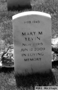 Mary M Yevin