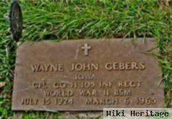 Wayne John Gebers