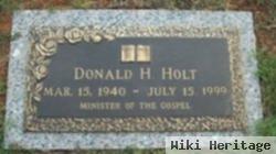 Rev Donald H Holt