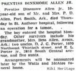 Prentiss Dinsmore Allen, Jr