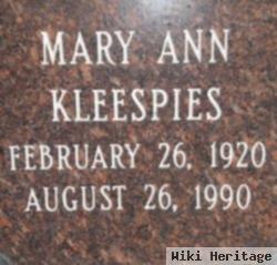 Mary Ann Brumm Kleespies