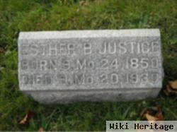 Esther B Justice