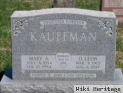 Fannie E. Kauffman