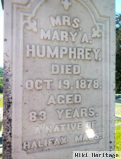 Mrs Mary A Humphrey