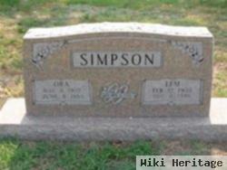 Ora Simpson