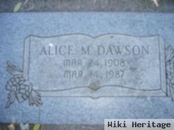 Alice M Dawson