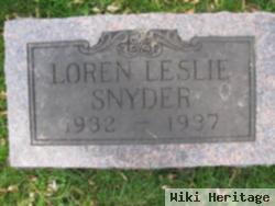 Loren Leslie Snyder