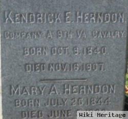 Kendrick E Herndon