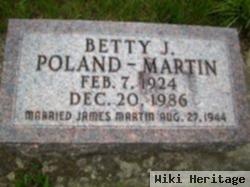 Betty Jane Poland Martin