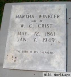 Martha Antoinette Winkler Crist