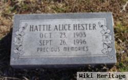 Hattie Alice Hester