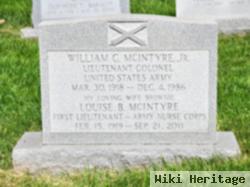 William C Mcintyre, Jr