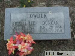 Russell Lee Lowder