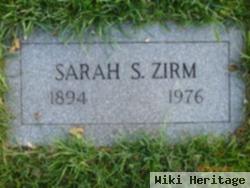 Sarah S Zirm