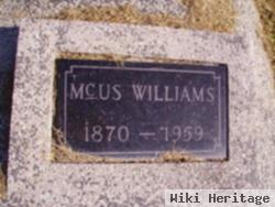 Mc Us Williams