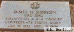 James H Simpson