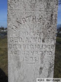 Martha M Wolfe